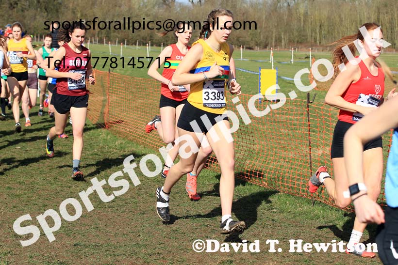 Womens Under-20s 2022 CAU Inter Counties Cross Country, Prestwold Hall, Loughborough.  Photo: David T. Hewitson/Sports for All Pics